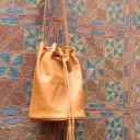 Baluchon cuir  - La Fibule - Art du Maroc à Besançon depuis plus de 25 ans.