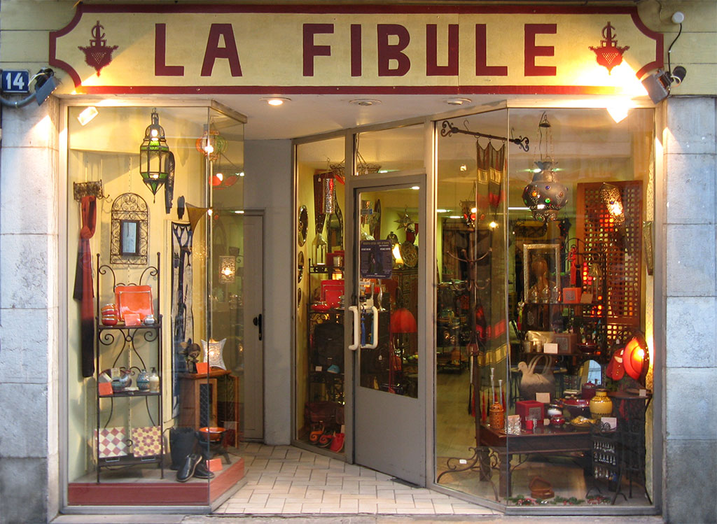 Magasin La Fibule - rue Bersot Besançon